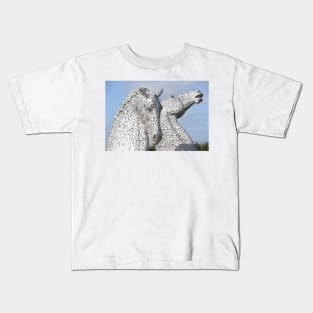 The Kelpies , Helix Park, Falkirk , Scotland Kids T-Shirt